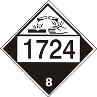 Hazardous Material Markings DOT Placard | DOT-172