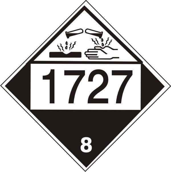 Hazardous Material Markings DOT Placard | DOT-1727