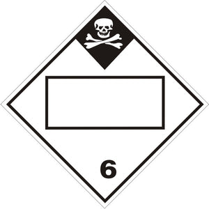 Hazardous Material Markings DOT Placard | DOT-184