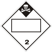 Hazardous Material Markings DOT Placard | DOT-2695