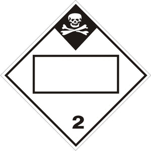 Hazardous Material Markings DOT Placard | DOT-2695