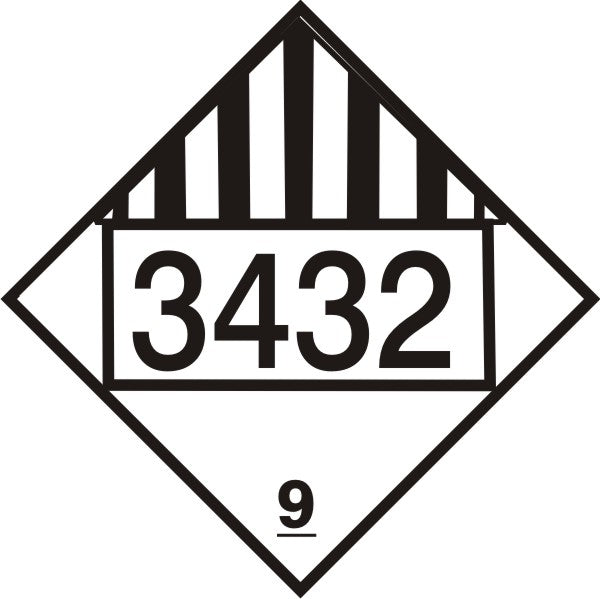 Hazardous Material Markings DOT Placard | DOT-343