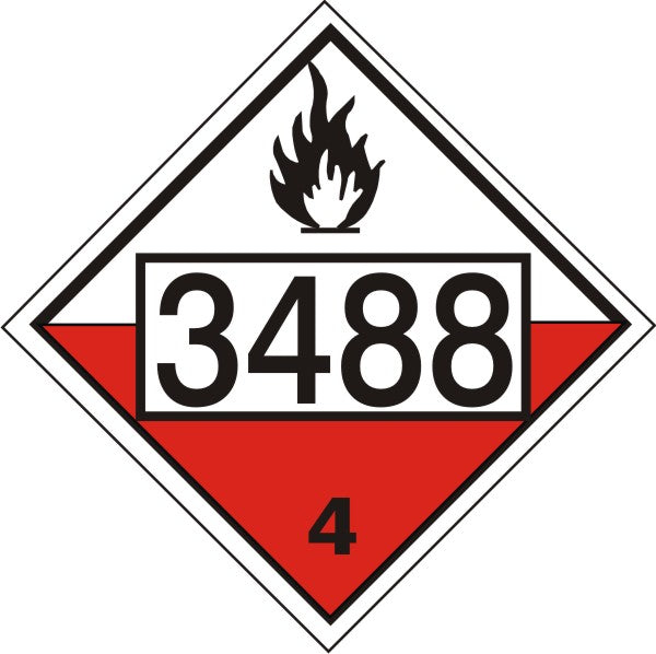 Hazardous Material Markings DOT Placard | DOT-348