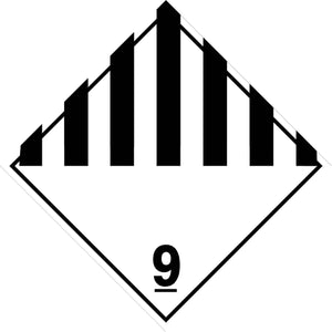 Hazardous Material Markings DOT Placard | DOT-9673