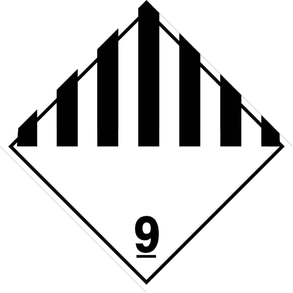 Hazardous Material Markings DOT Placard | DOT-9673