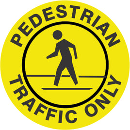 Pedestrian Traffic Only Anti-Slip Floor Decals | FD-50