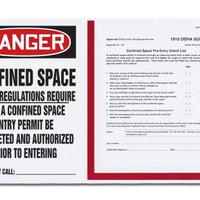 OSHA Danger Permit Holder Board: Confined Space - Regulations | CBS131