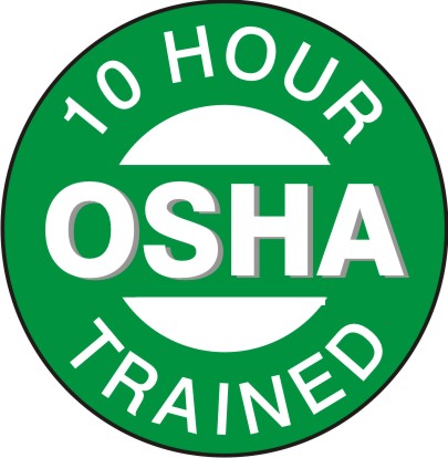10 Hour Osha Trained - Helmet / Hard Hat Markers