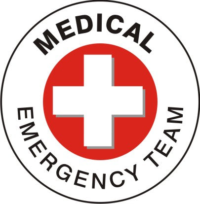Medical Emergency Team Picto - Helmet / Hard Hat Markers
