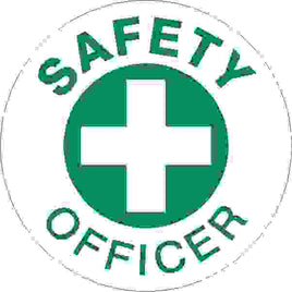 Safety Officer Cross Picto - Helmet / Hard Hat Markers
