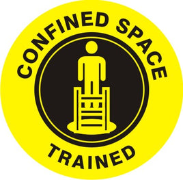 Confined Space Trained Picto - Helmet / Hard Hat Markers