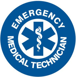 Emergency Medical Technician With  Bc/Bs Symbol - Helmet / Hard Hat Markers