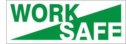 Work Grn/Wht  Safe  Wht/Grn - Helmet / Hard Hat Marker