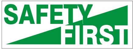 Safety First - Helmet / Hard Hat Marker