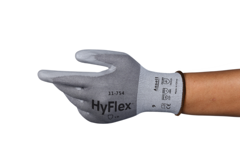 N11-754 Cut Resistant Glove, Size 9, Gray | 012-11-754-09
