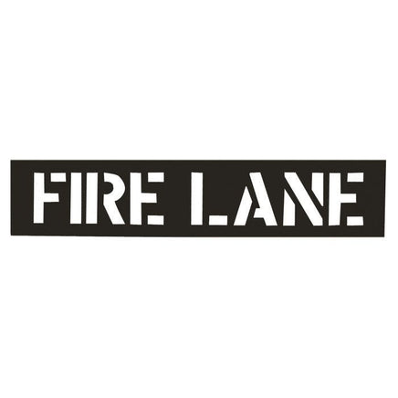 Stencil-FIRE LANE 12 (in) Characters | 12432