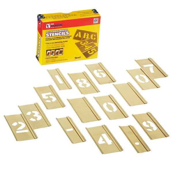 Stencil Set-Numbers 1