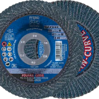4-1/2 X 5/8-11 POLI CURVE ZIRC ALUM LRG RD 40G