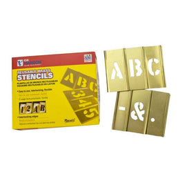 Stencil Set-Numbers 1 (in) Brass 33 Pieces | 10028