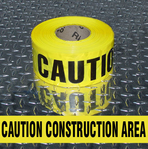 Caution Construction Area - 3 Mil - 3
