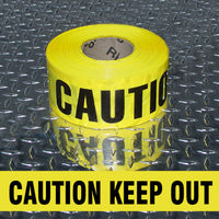 CautionKeep Out Barricade Tape - 3 Mil - 3"x1000' | BT4026