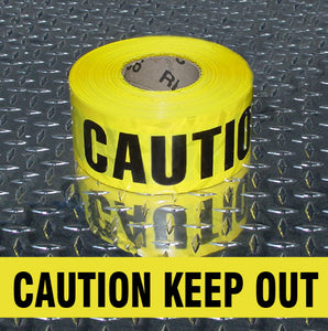 CautionKeep Out Barricade Tape - 3 Mil - 3"x1000' | BT4026