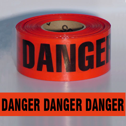 Danger Barricade Tape - 3 Mil - 3