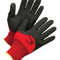 GLOVE RED X FOAMED/PVC
