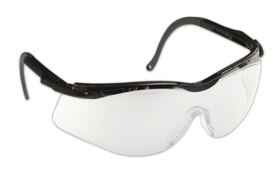 N-VISION SAFETY GLASSESBLACK & GREY FRAME- CLR
