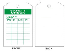 Safety Check Tags
