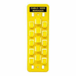 Safety Cable Wire Manager/Hanger, 10 PK Yellow 7707-YW