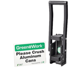 ZING 7006 Industrial Can Crusher and Recycle Sign