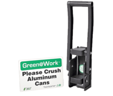 ZING 7006 Industrial Can Crusher and Recycle Sign