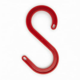 Safety Cable Hanger 15", 5/PK - S Hook Type, Heavy Duty, Multi-Colors- 7706-RD