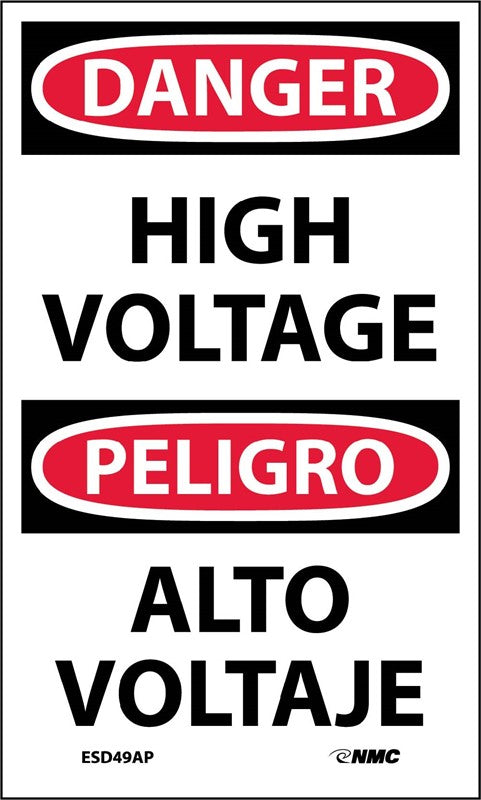 Danger High Voltage English/Spanish 5