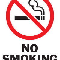 No Smoking With Graphic Eco No Smoking Signs Available In Different Sizes and Materials