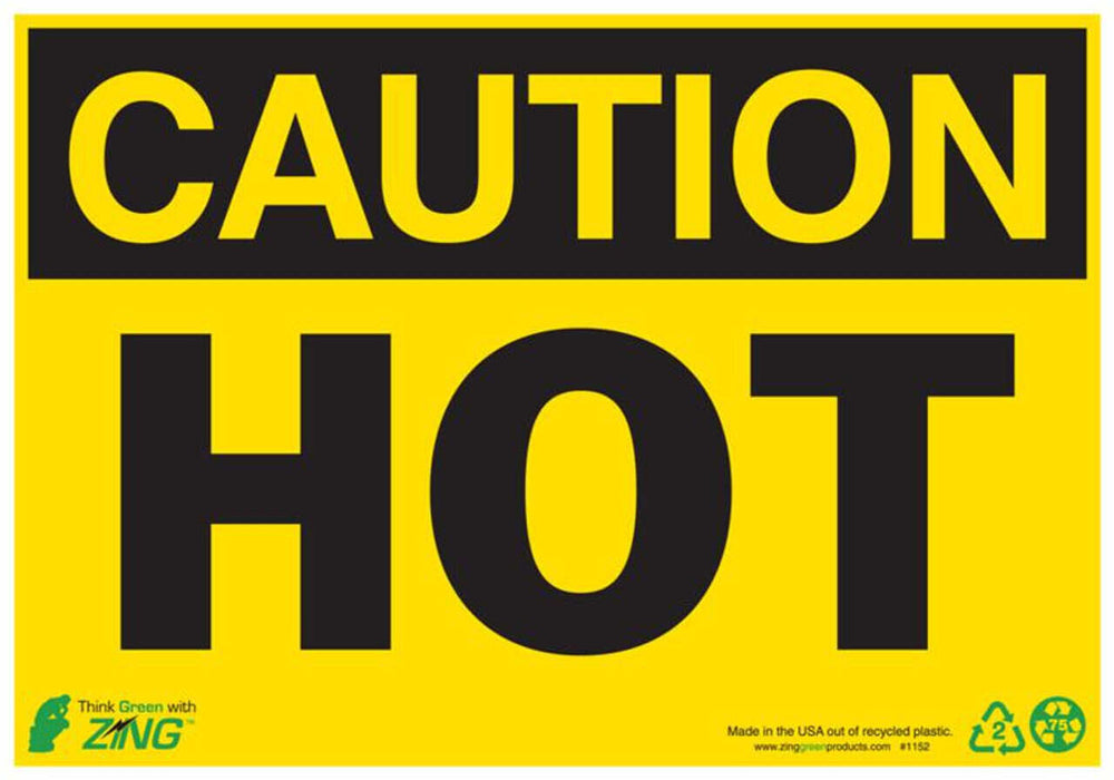 Hot Eco Caution Signs Available In Different Sizes and Materials