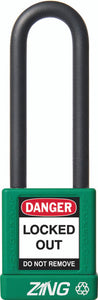 RecycLock Padlock, Keyed Different, 3" Shackle and 1.75" Body - Green