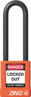 RecycLock Padlock, Keyed Different, 3" Shackle and 1.75" Body - Orange

