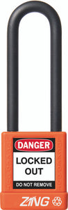 RecycLock Padlock, Keyed Different, 3" Shackle and 1.75" Body - Orange