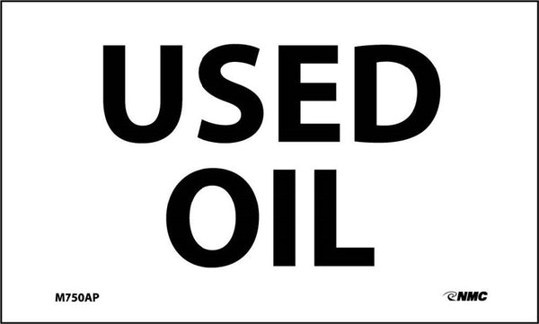 USED OIL, 3X5, PS VINYL, 5/PK