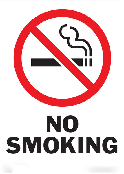 No Smoking With Symbol Eco No Smoking Signs Available In Different Sizes and Materials