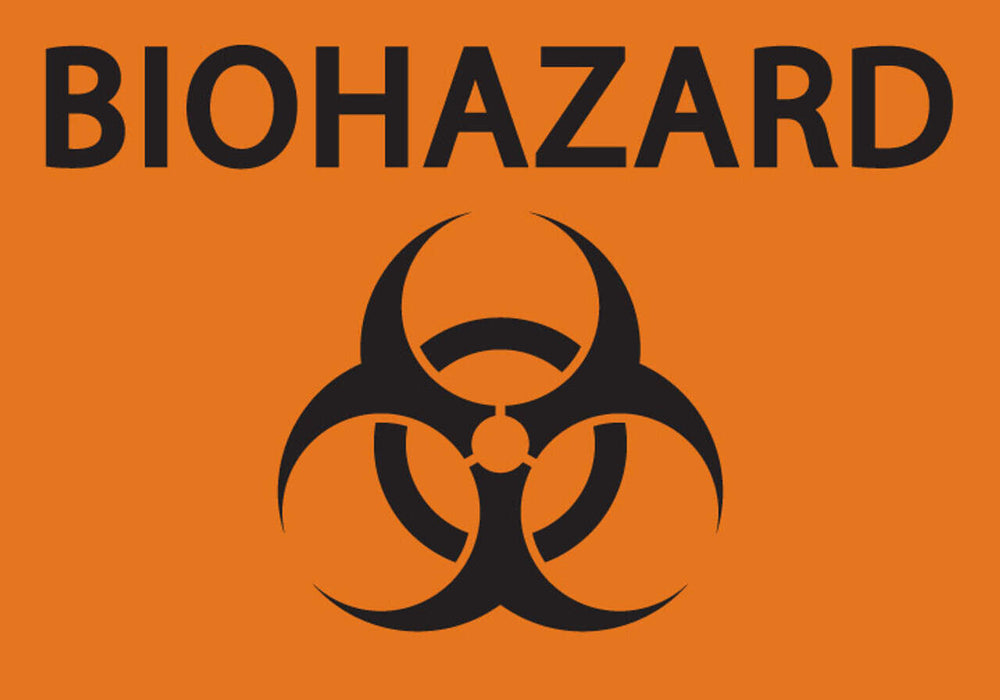 Biohazard With Graphic Eco Biohazard Signs Available In Different Materials | 1912