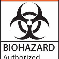 Warning Biohazard Authorized Personnel Only Eco Biohazard Signs Available In Different Materials | 1924