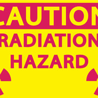 Caution Radiation Hazard Eco Radiation and X-Ray Signs Available In Different Materials | 1927