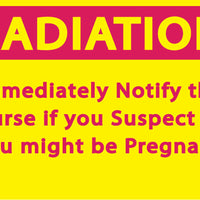 Radiation Notify Nurse If Pregnant Eco Radiation and X-Ray Signs Available In Different Materials | 1932