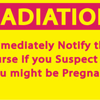 Radiation Notify Nurse If Pregnant Eco Radiation and X-Ray Signs Available In Different Materials | 1932