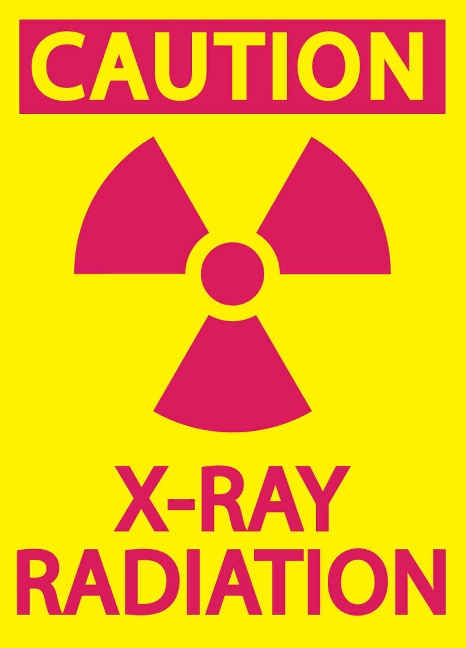 Caution x-Ray Radiation Eco Radiation and X-Ray Signs Available In Different Materials | 1934
