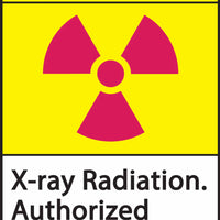 Caution X-Ray Radiation Authorized Personnel Only Eco Radiation and X-Ray Signs Available In Different Materials | 1935