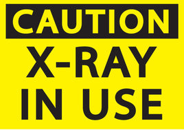 X-Ray In Use Eco Radiation and X-Ray Signs Available In Different Materials | 1936